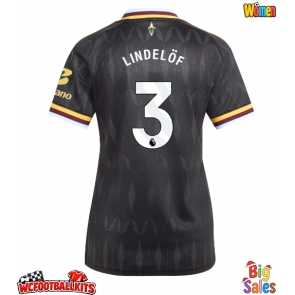 Aston Villa Victor Lindelof #3 Replica Away Stadium Shirt for Women 2026-27 Short Sleeve